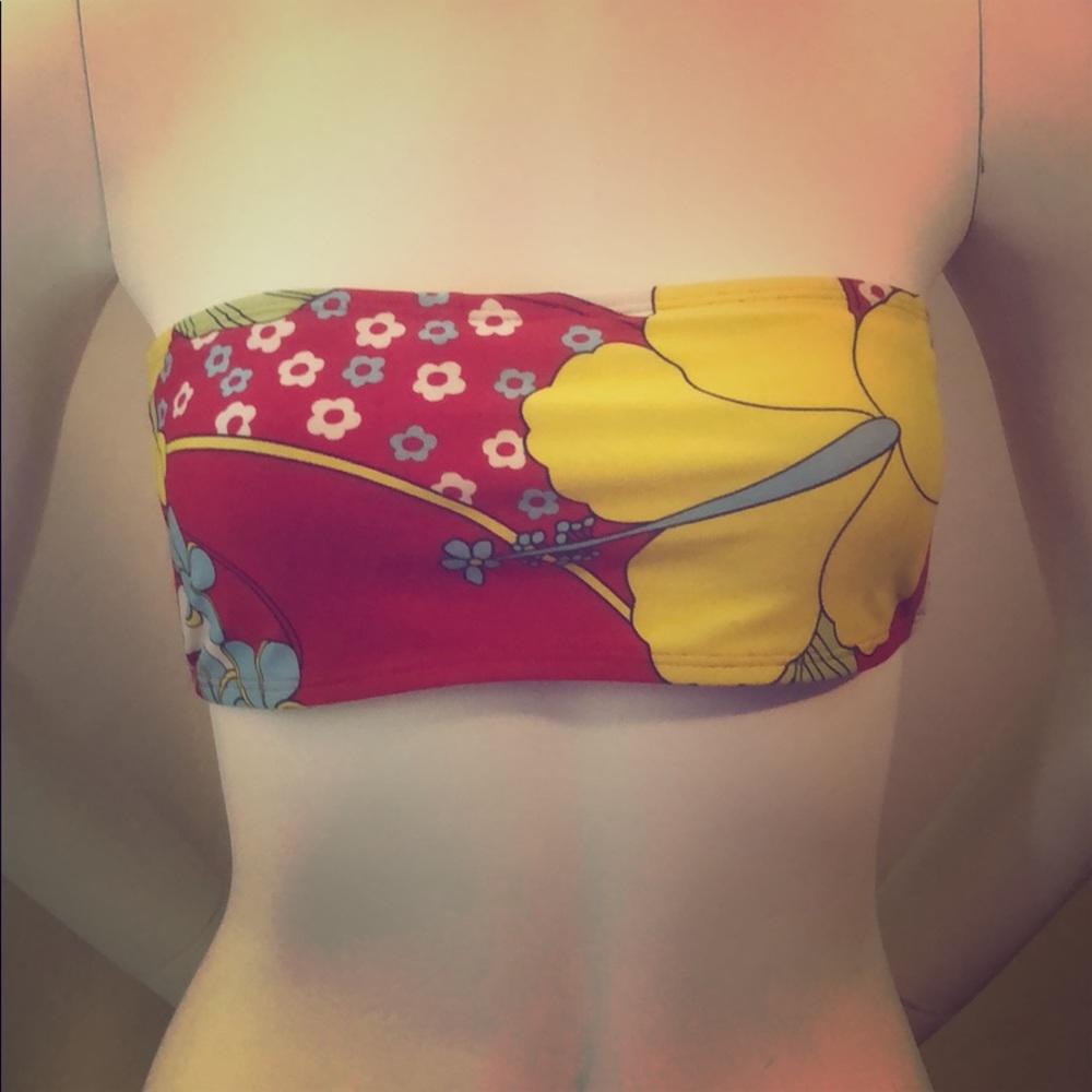 ALL SWIM MUST GO! Floral swimming top for sale